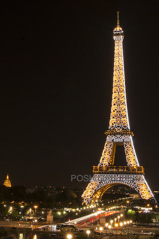 PARIS Eiffel Tower AT NIGHT