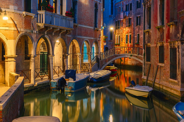 Venice Canal at Dusk, Italy