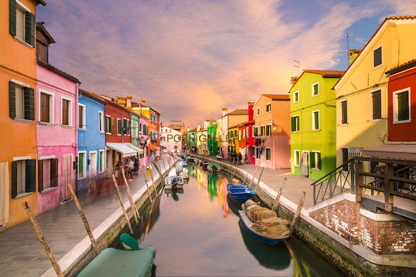 Colorful Houses Island of Burano, Venice, Italy